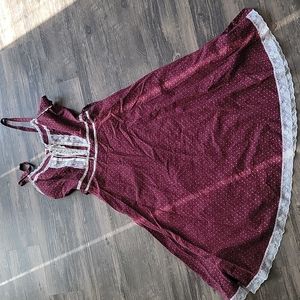 Gunne sax corset bodice midi dress